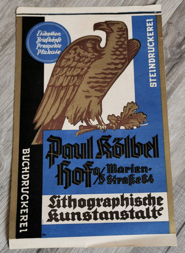 Kleines altes werbeplakat - altes,
