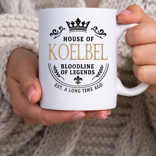 Koelbel tasse familienname - tasse,